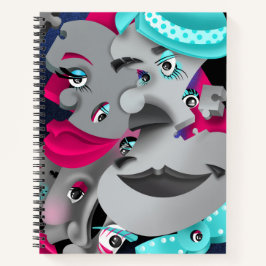 Cuaderno Bloc de notas surrealista