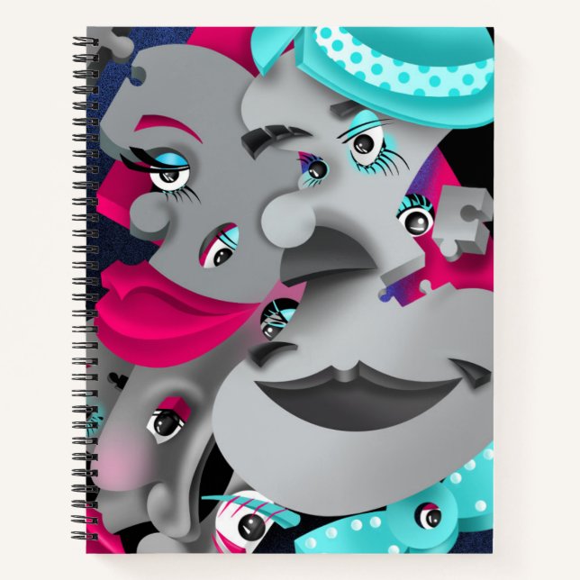 Cuaderno Bloc de notas surrealista (Anverso)
