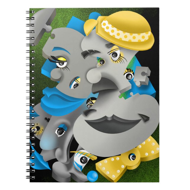 Cuaderno Bloc de notas surrealista (Frente)
