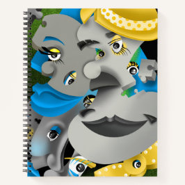 Cuaderno Bloc de notas surrealista