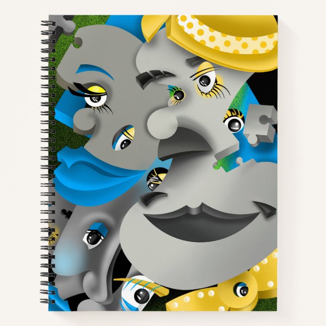 Cuaderno Bloc de notas surrealista (Anverso)