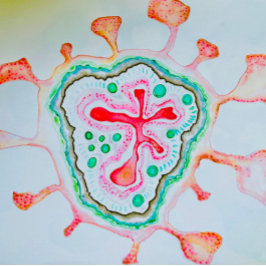 Cuaderno Bloc de notas Swirly Hearts