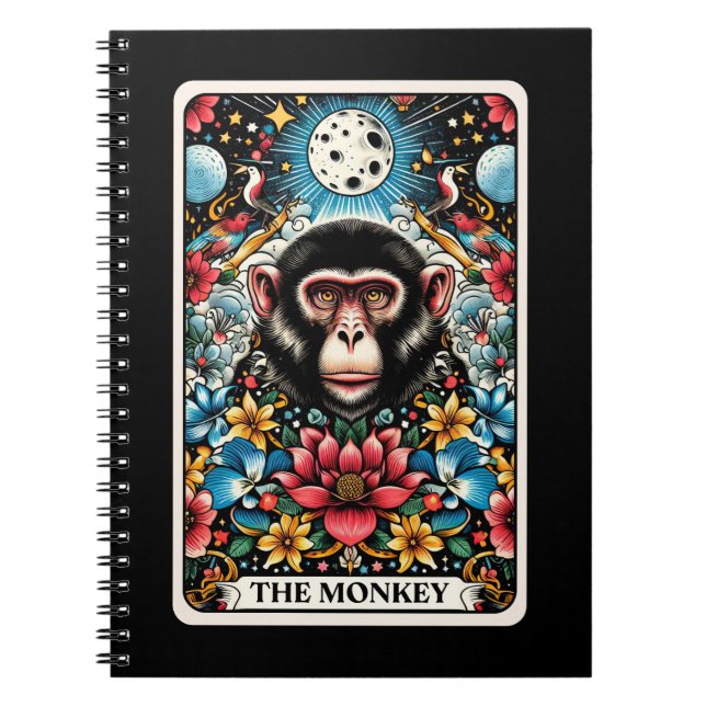 Cuaderno Bloc de notas Tarot de aguardiente de mono (Frente)