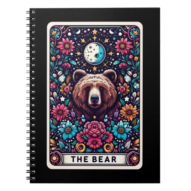 Cuaderno Bloc de notas Tarot de Bear Spirit (Frente)