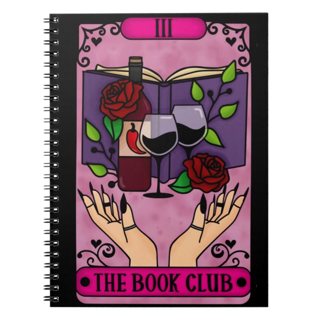 Cuaderno Bloc de notas Tarot de Club de Libros (Frente)