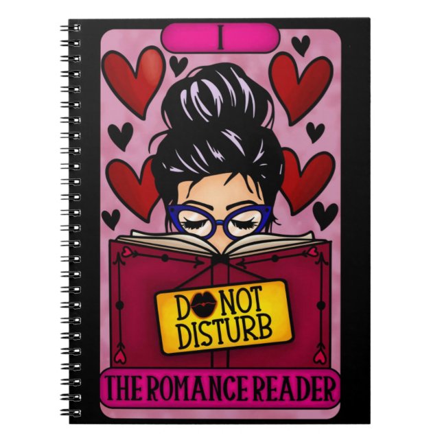 Cuaderno Bloc de notas Tarot, lector de romance (Frente)