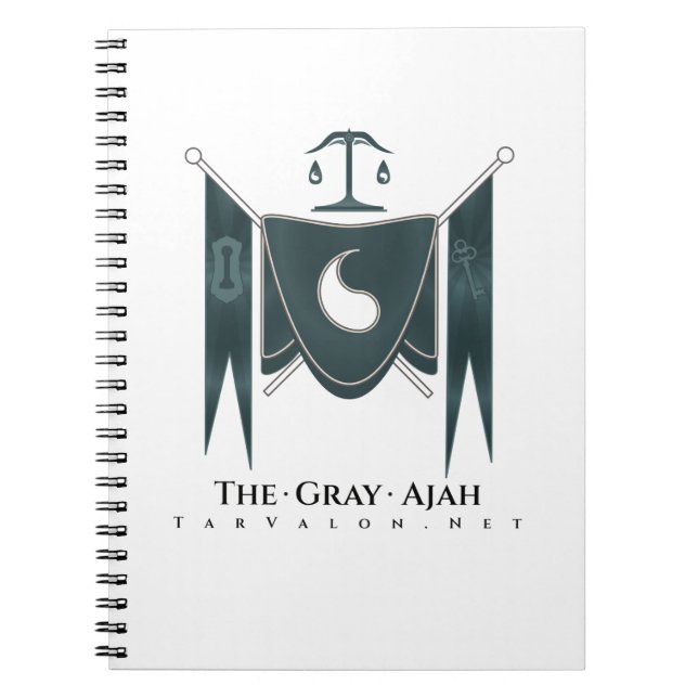 Cuaderno Bloc de notas TarValon.Net Gray Regalia (Frente)