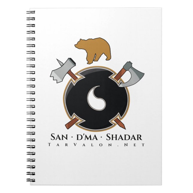 Cuaderno Bloc de notas TarValon.Net SDS Regalia (Frente)