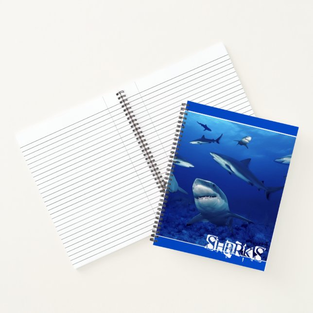 Cuaderno Bloc de notas-tiburones (Interior)