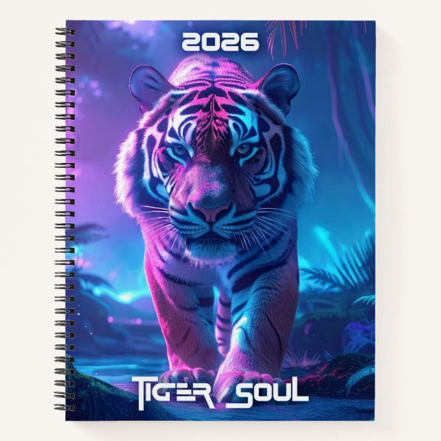 Cuaderno Bloc de notas TIGER SOUL Journal (Anverso)