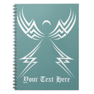 Cuaderno bloc de notas tribal Angel personalizado