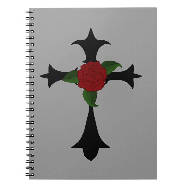 Cuaderno Bloc de notas tribales negras (Frente)