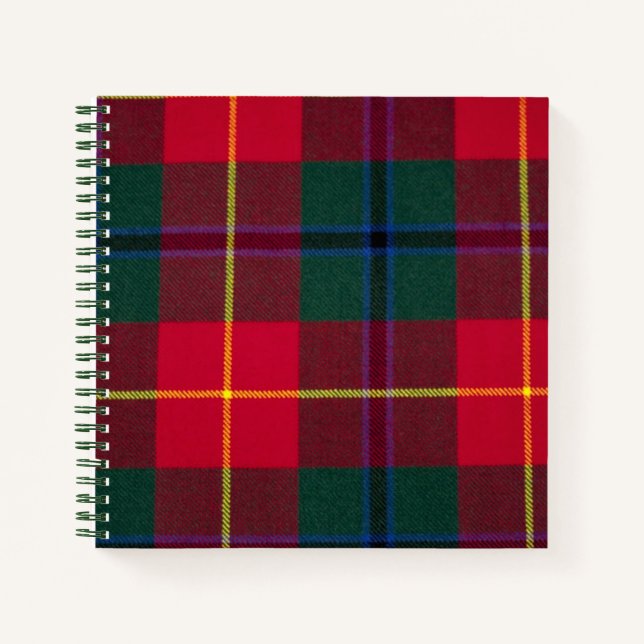 Cuaderno Bloc de notas Turnbull Tartan (Anverso)