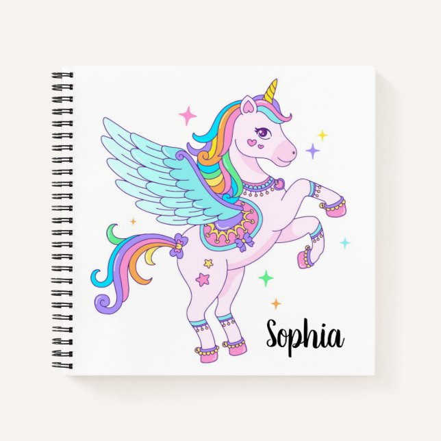 Cuaderno Bloc de notas Unicorn (Anverso)