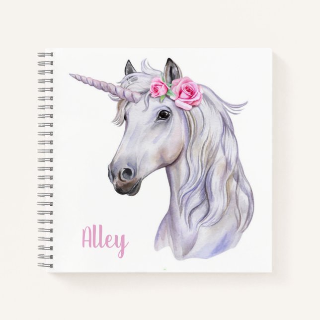 Cuaderno Bloc de notas Unicorn (Anverso)