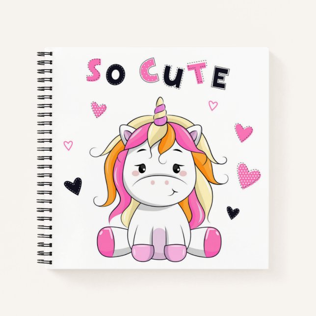 Cuaderno Bloc de notas Unicorn (Anverso)