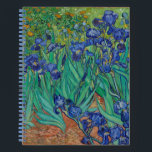 Cuaderno Bloc de notas Van Gogh Irises<br><div class="desc">Arte funcional de nuestro artista favorito. Irises de Van Gogh 1889 Design en ambos lados.</div>