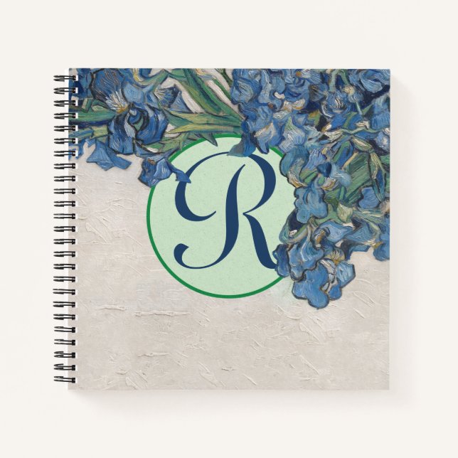 Cuaderno Bloc de notas Van Gogh Irises (Anverso)