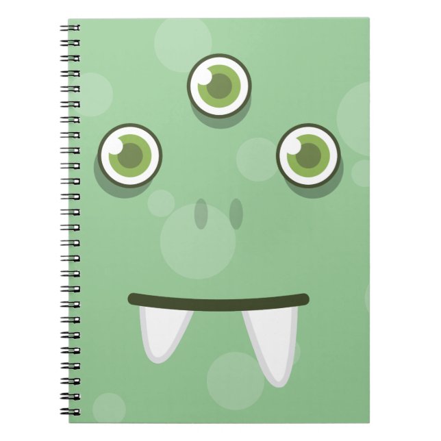 Cuaderno Bloc de notas verde (Frente)