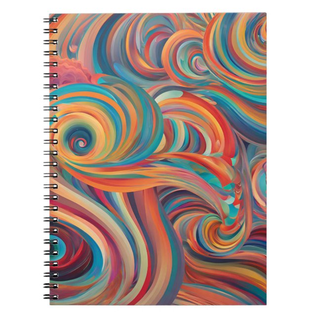 Cuaderno Bloc de notas vibrante (Frente)