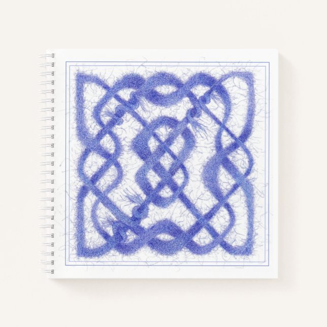 Cuaderno Bloc de notas VIOLET CELTIC KNOT 8.5x8.5 (Anverso)