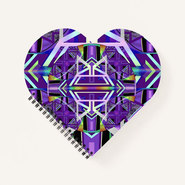 Cuaderno Bloc de notas W3 púrpura (Anverso)