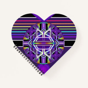 Cuaderno Bloc de notas W3 púrpura