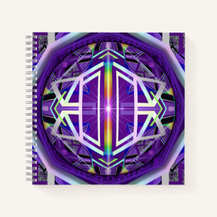 Cuaderno Bloc de notas W3 púrpura