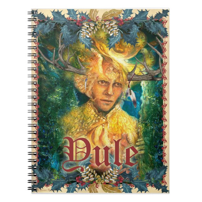Cuaderno Bloc de notas YULE WINTER SOLSTICE (Frente)