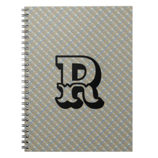Cuaderno BLOG MODERNO BROWN BLUE CUTE Spiral de foto