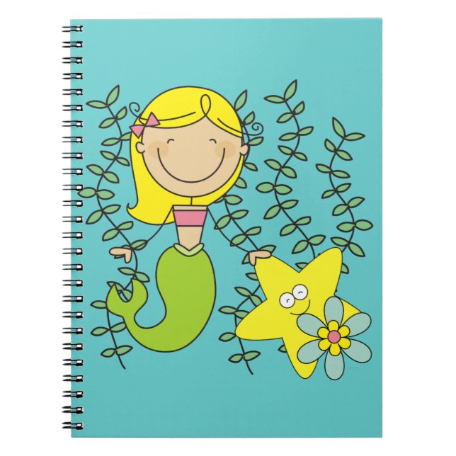 Cuaderno Blond Mermaid (Frente)
