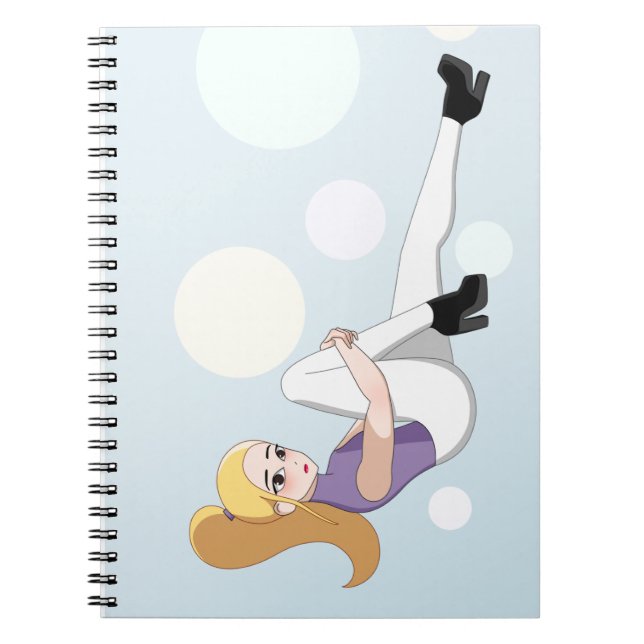 Cuaderno Blonde Anime Chica (Frente)