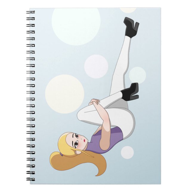 Cuaderno Blonde Anime Chica (Frente)