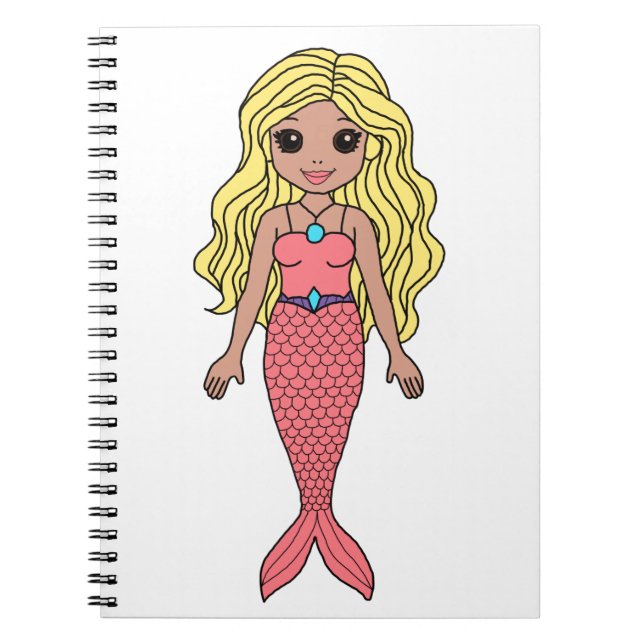 Cuaderno Blonde Mermaid (Frente)