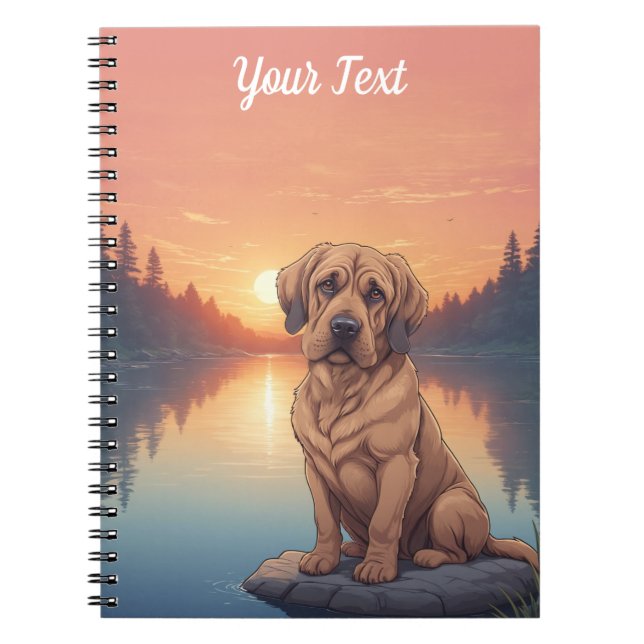 Cuaderno Bloodhound by Lake (Frente)