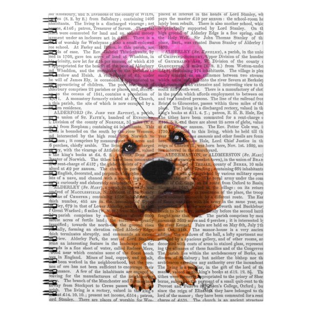 Cuaderno Bloodhound Con Halo Angélico Rosa (Frente)