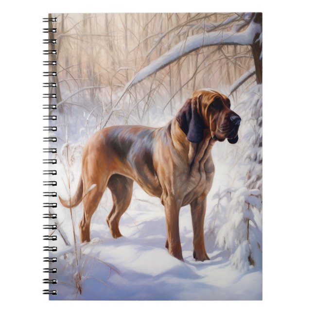 Cuaderno Bloodhound deja que nieve Navidades (Frente)