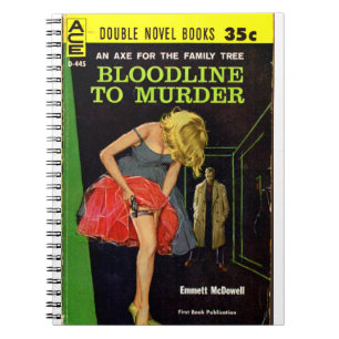 Cuaderno Bloodline para asesinar la cubierta de la pulpa
