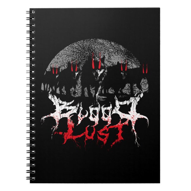 Cuaderno Bloodlust Wolf Pack (Frente)