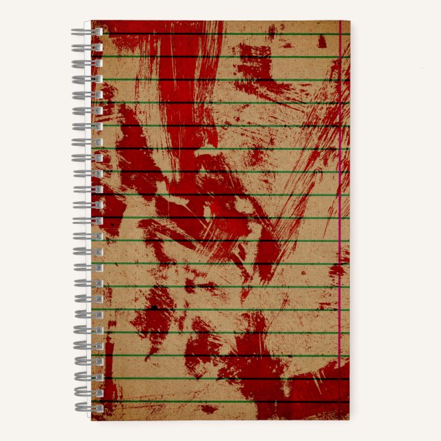 Cuaderno Bloody bloc de notas (Anverso)