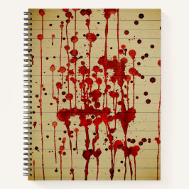 Cuaderno Bloody bloc de notas