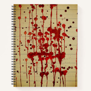 Cuaderno Bloody bloc de notas