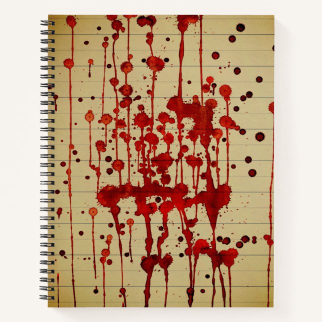 Cuaderno Bloody bloc de notas (Anverso)