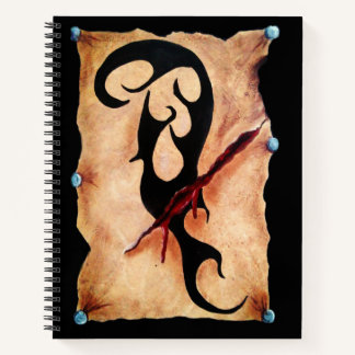 Cuaderno Bloody Tattooed Skin Halloween Horror