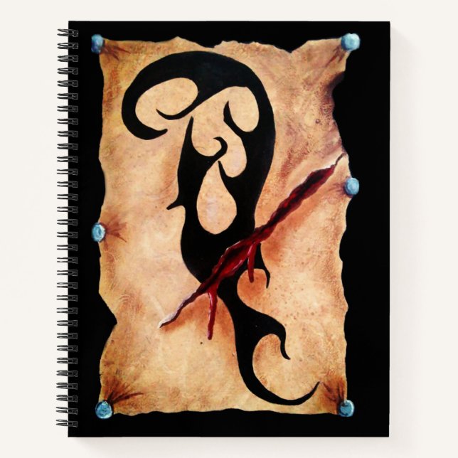 Cuaderno Bloody Tattooed Skin Halloween Horror (Anverso)