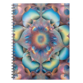 Cuaderno Bloom etéreo: Radiante abstracto