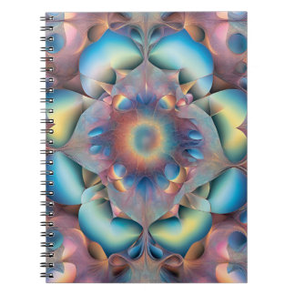 Cuaderno Bloom etéreo: Radiante abstracto