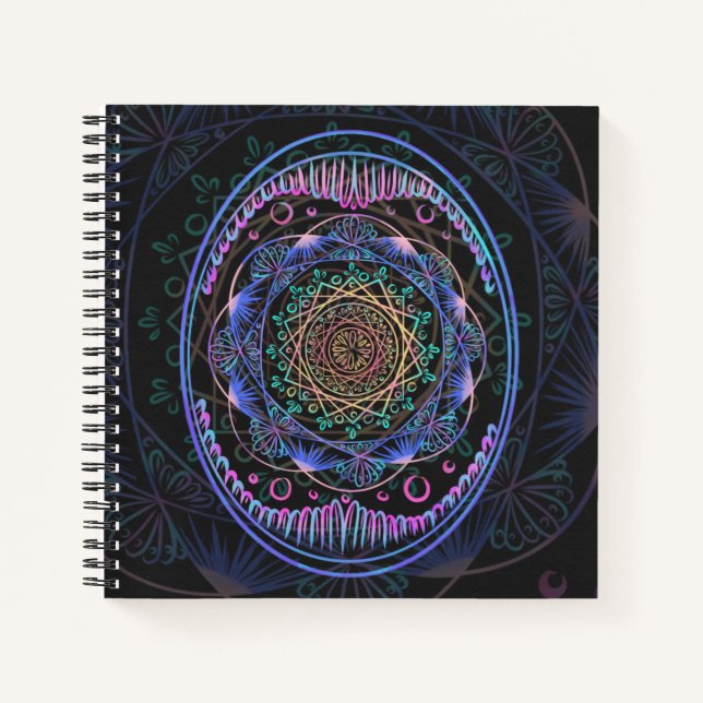 Cuaderno Bloom galáctico Mandala (Anverso)