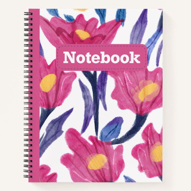 Cuaderno Bloom & Grow Floral Spiral 🌺 🌿 (Anverso)