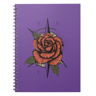 Cuaderno Bloom & Navigate: Tee de brújula Rosa